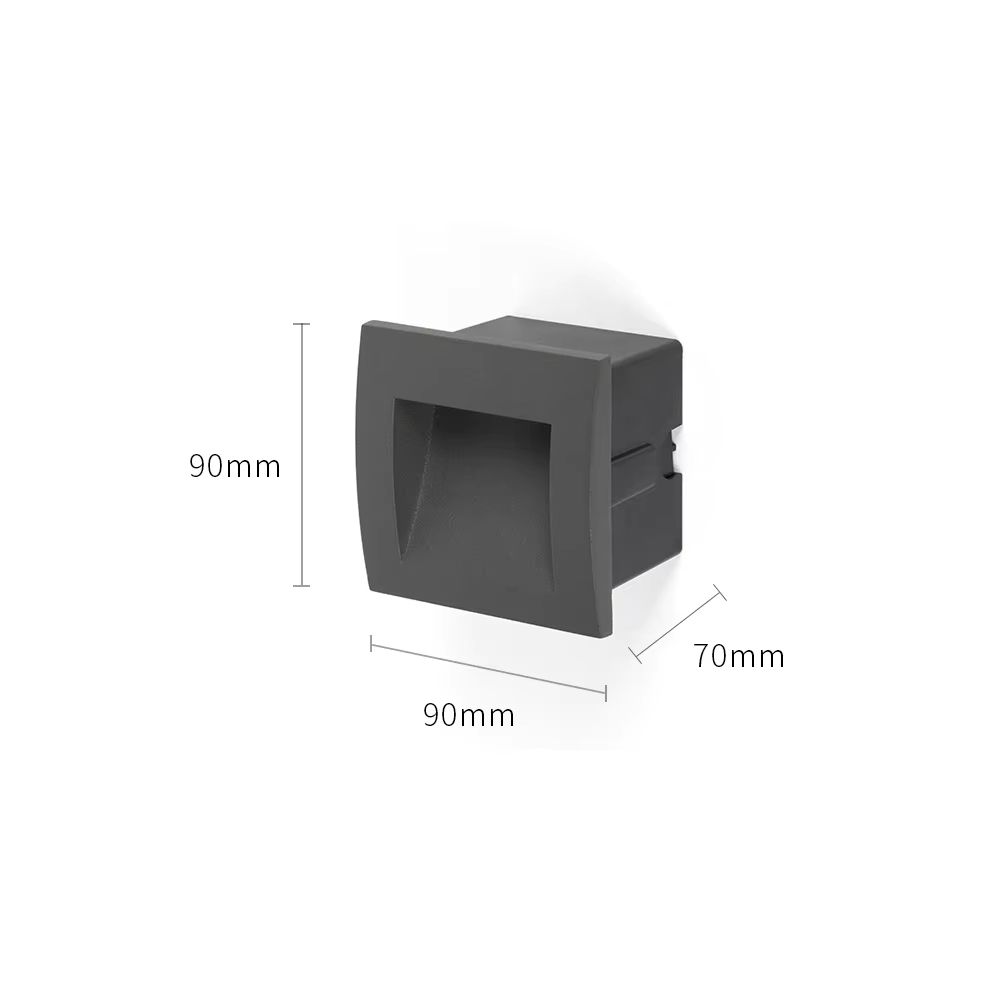 Waterproof Outdoor LED Wall Sconce & Stair Light for Garden, Balcony, Gate (IP65)
