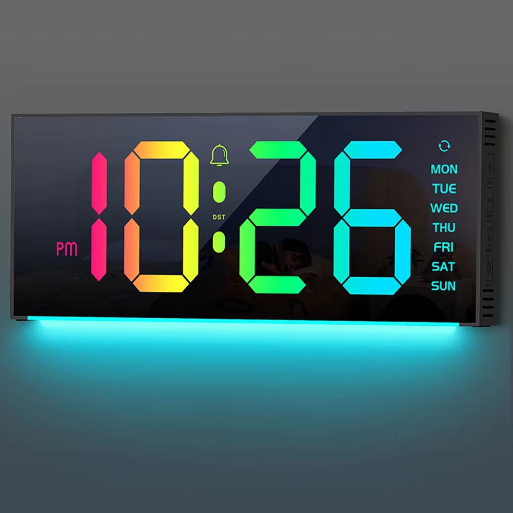 Large Digital LED Wall and Table Clock with Remote Control, | Inspire ...