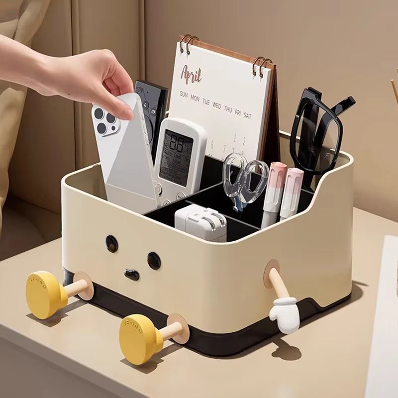 Multi-Use Desktop Storage Box Remote Control Organizer and C | Inspire ...