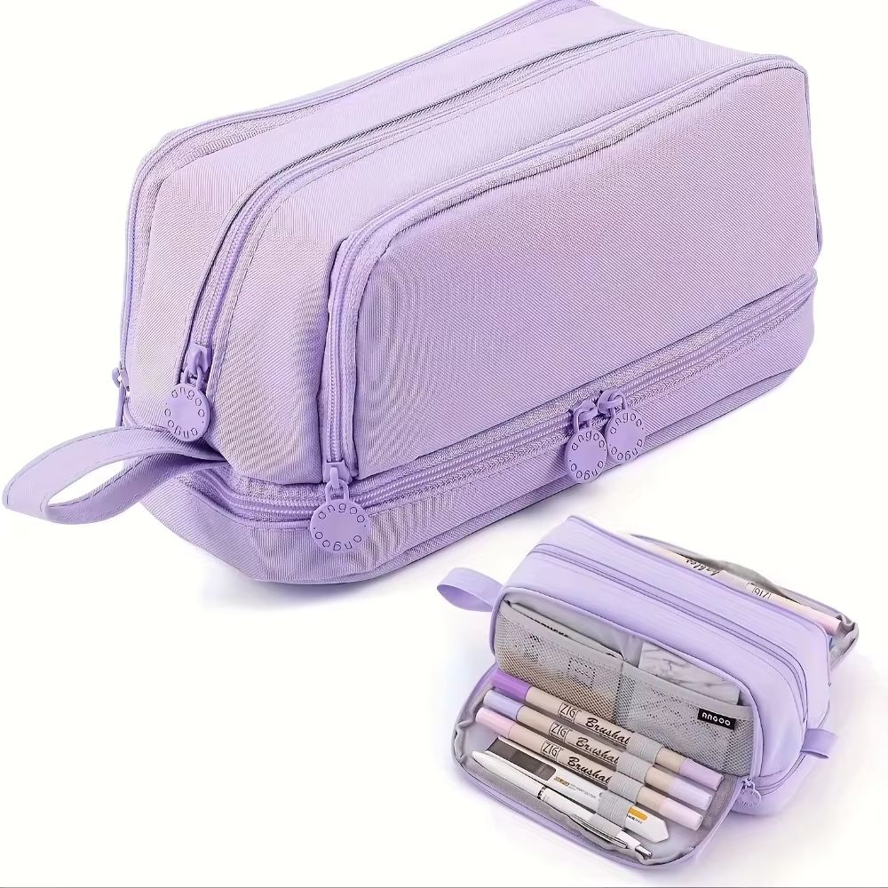 Multi-Compartment Large Capacity Pencil Case with Transparen | Inspire ...