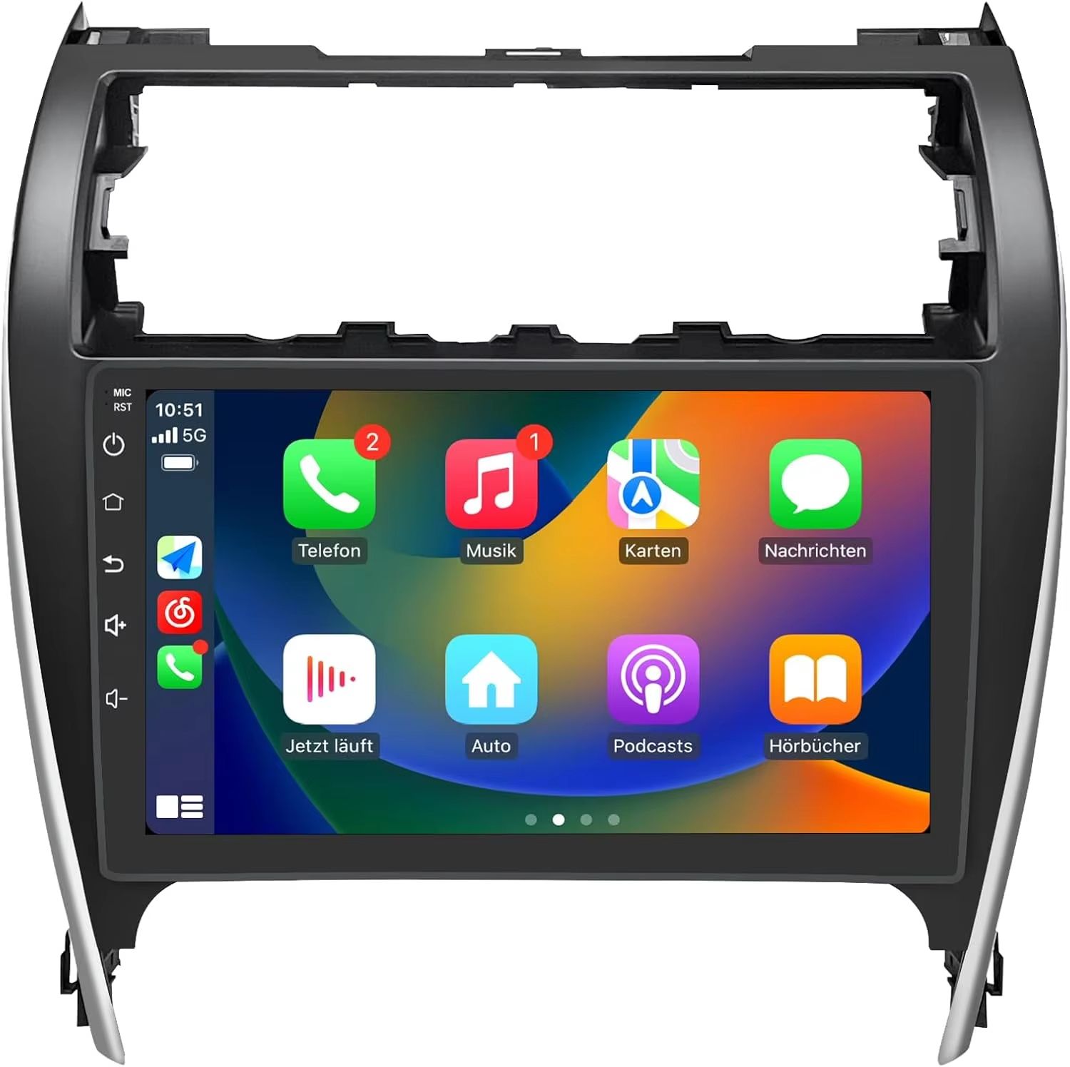 10.1 Inch Android 13 Car Radio with Wireless CarPlay for Toyota Camry 2012-2014 GPS Navigation and Backup Camera Support