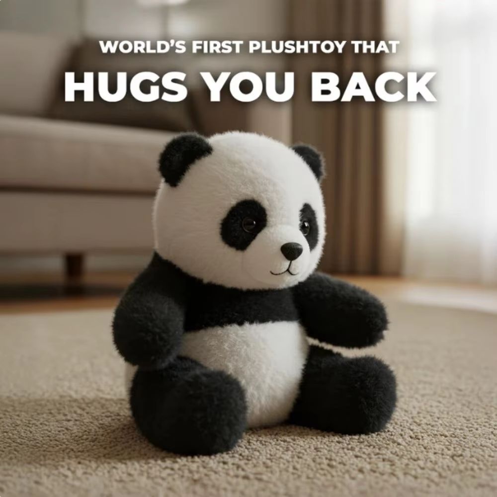 Panda emotional Plush Toy You Back Panda Stuffed Animal for Comfort, Support, and Cuddling