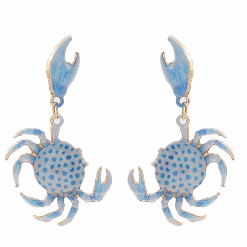 Playful Crab Earrings for Everyday Style Cute Animal Fashion Jewelry
