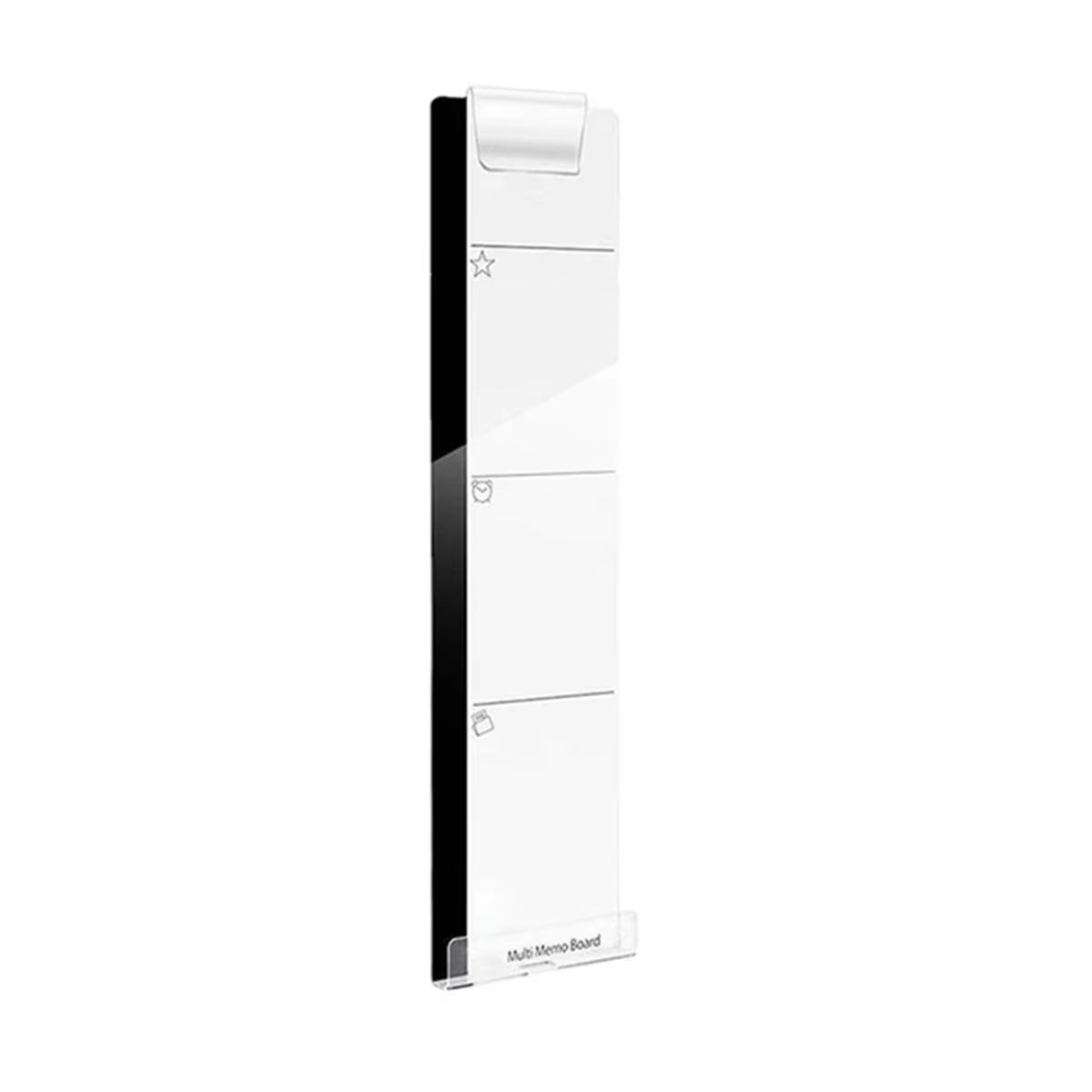 Acrylic Monitor Message Board with Phone Storage and Business Card Holder