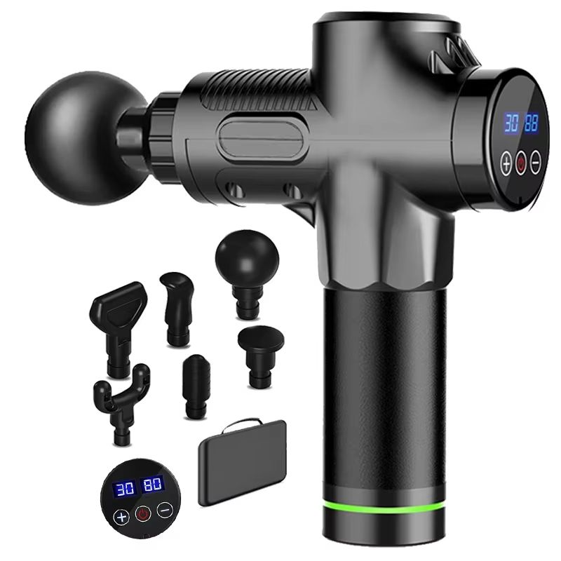 30-Level Deep Muscle Electric Massage Gun – Portable Percussion Massager for Full-Body Recovery