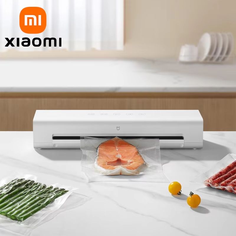 Xiaomi Mijia Food Vacuum Sealer Packaging Machine With 10 Free Bags
