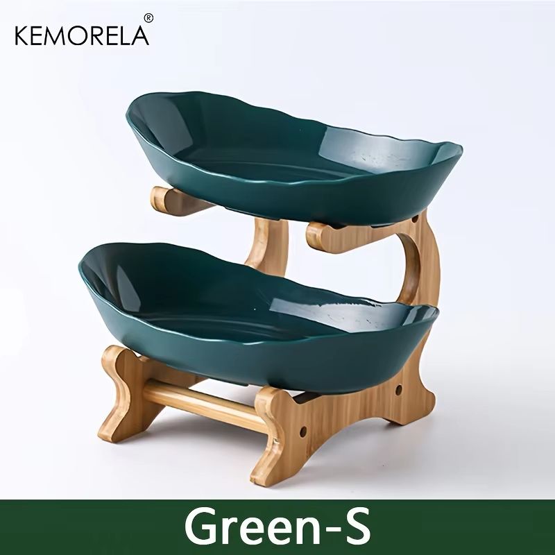 2/3-Layer Modern Plastic Fruit and Snack Serving Stand for Home