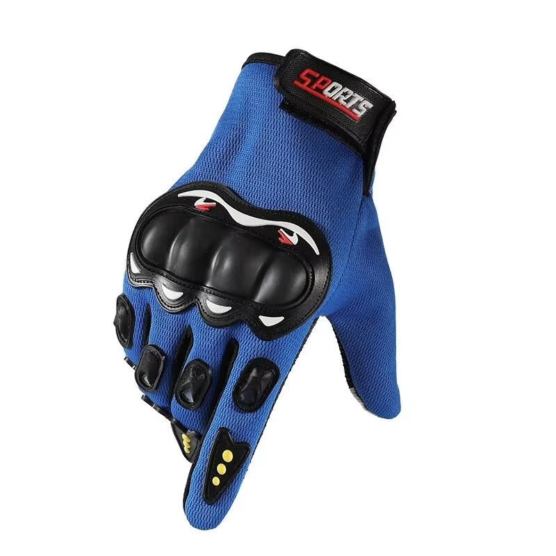Full-Finger Touch Screen Motorcycle Gloves for Men with Protection and Off-Road Grip