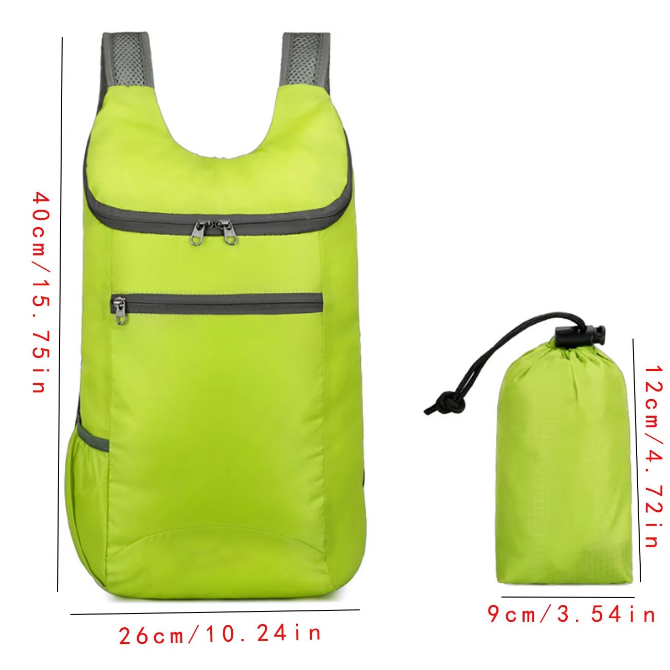Foldable Waterproof Lightweight Travel Backpack Large Capacity Weekend Bag