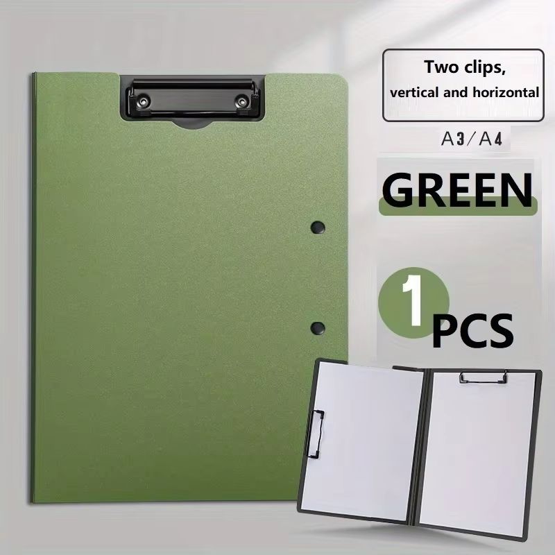 A4 File Folder Document Organizer Clipboard with Cover for Business and School Office Supplies
