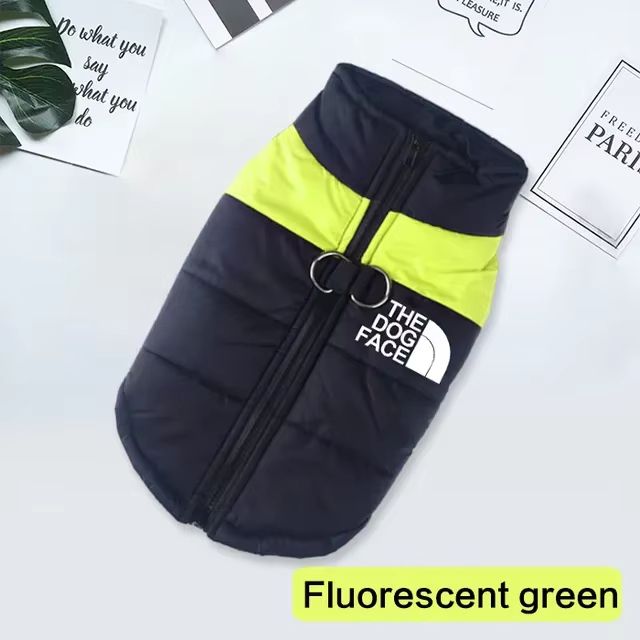 Winter Outdoor Dog Hoodie Sport Coat for Large Breeds