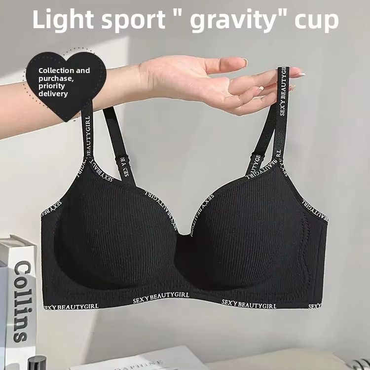 Wireless 2.36in Thick Push Up Bra for Small Chest Seamless Invisible Fit