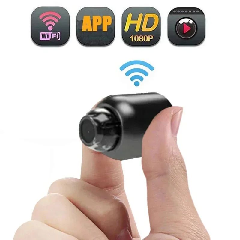 Wireless 1080P HD Mini WiFi Indoor Security Camera With Night Vision