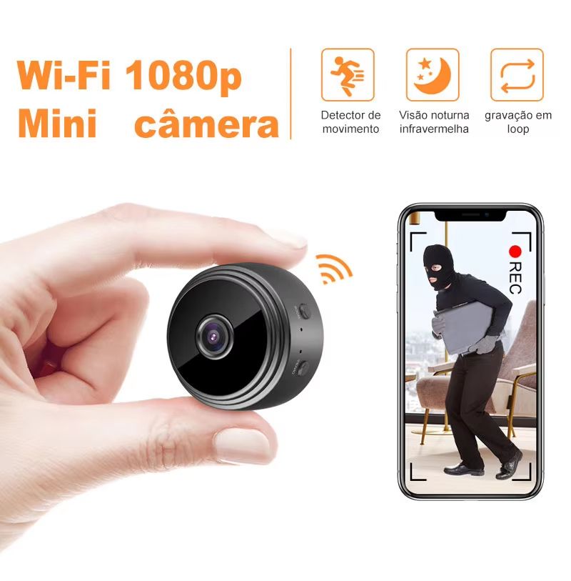 A9 Mini 1080P WiFi Wireless Indoor Security Camera With Night Vision