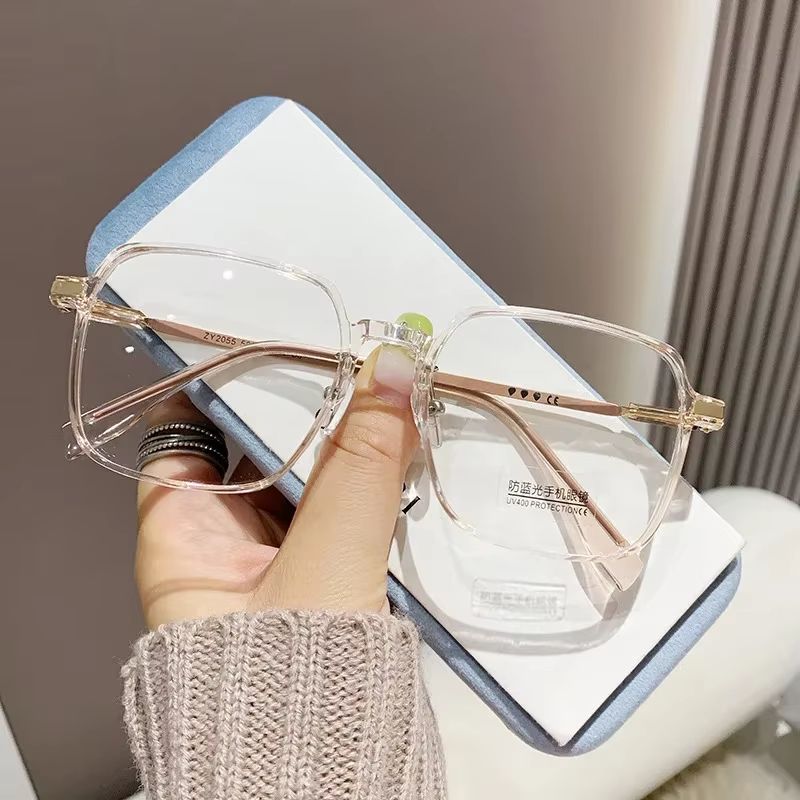 High-Definition Anti-Blue Light Reading Glasses Transparent Frame Unisex Eyewear