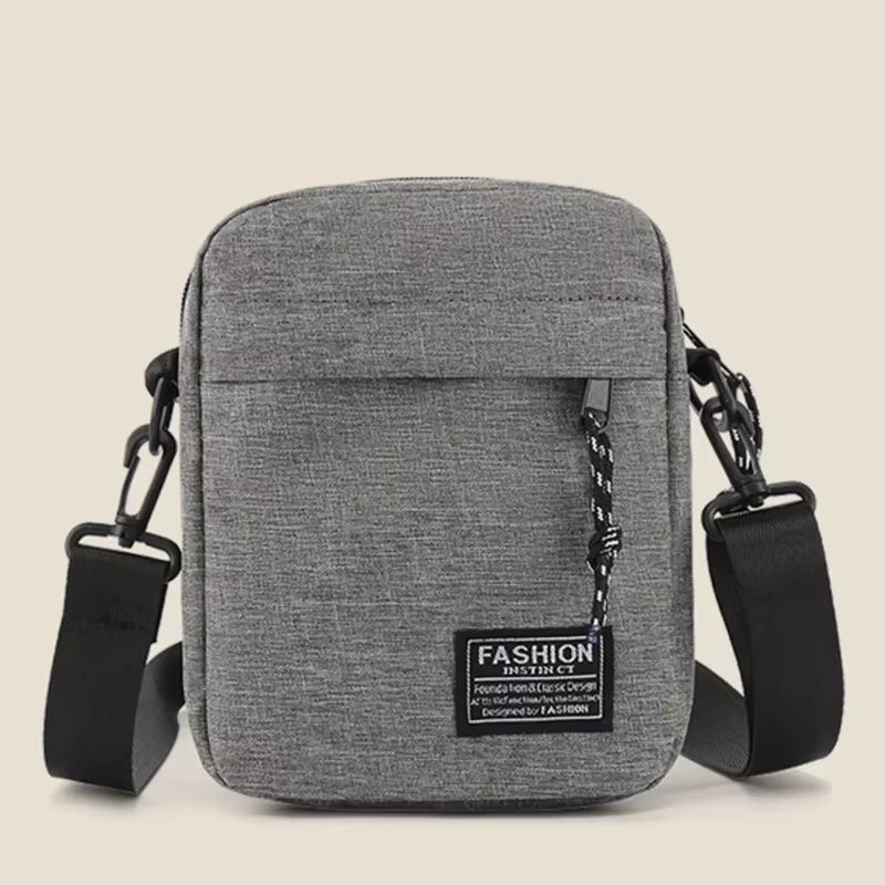 Small Square Oxford Cloth Crossbody Bag for Women & Men