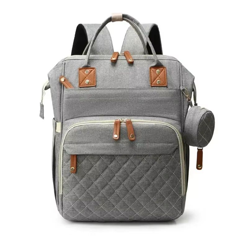 USB Mummy Large Capacity Waterproof Diaper Bag Backpack for Moms
