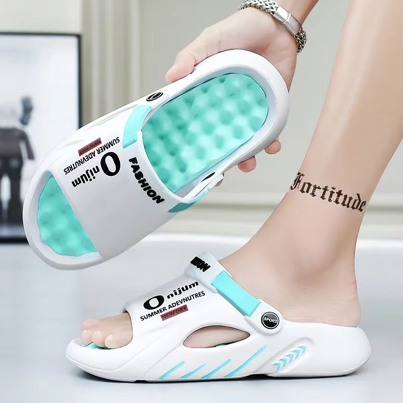 AeroFlex Mens EVA Platform Slides Comfortable Summer Soft-soled Sandals