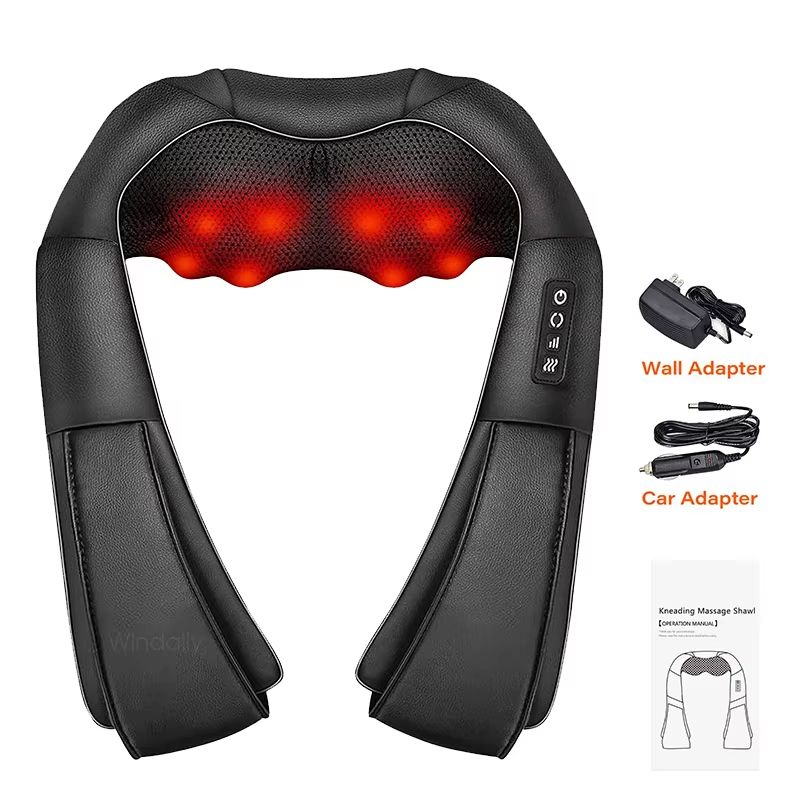 4D Shiatsu Heated Neck and Full Body Massage Pillow