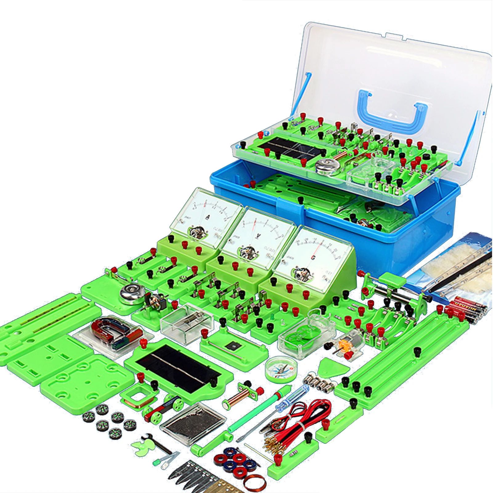 Junior High School Electricity & Electromagnetics Physics Circuit Experiment Kit