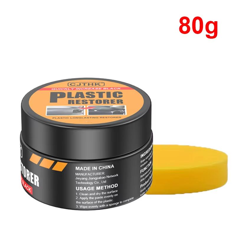 Back To Black Gloss Trim and Leather Restorer, Plastic Renewal Wax Coating for Car Interior Panels