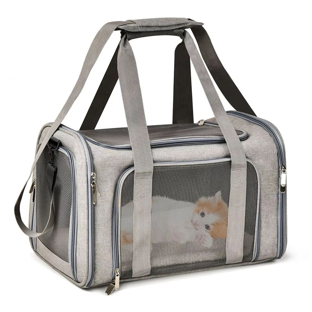 Soft Side Pet Carrier Backpack - Airline-Approved Dog & Cat Travel Bag
