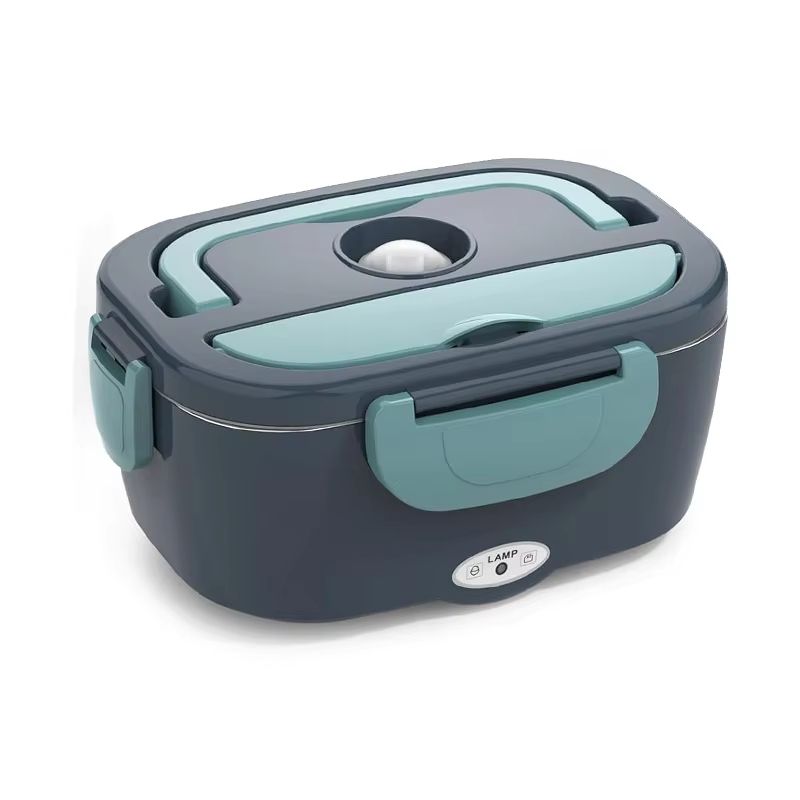 4 in 1 Electric Lunch Box Stainless Steel Food Warmer for Car Truck Office