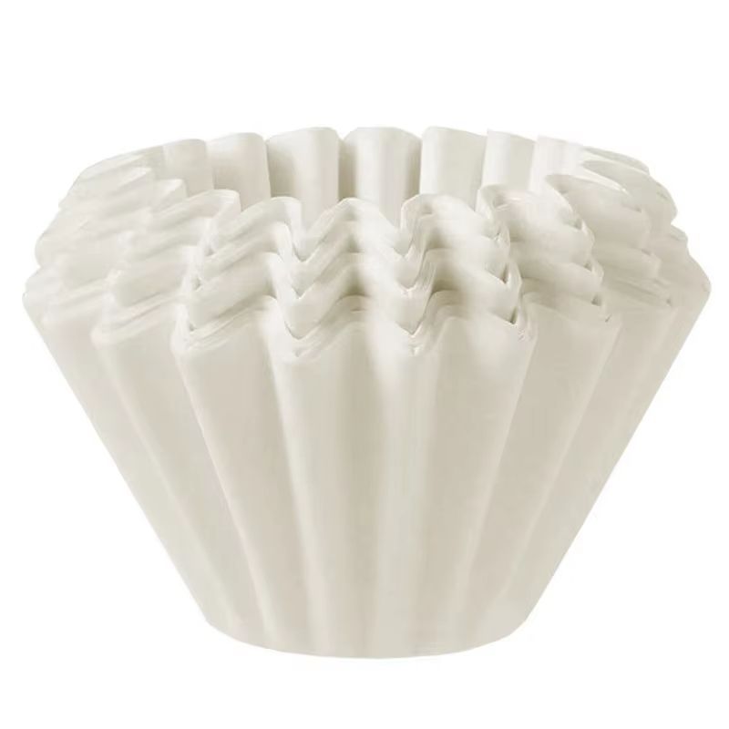 50PCS Kraft Paper Pour Over Coffee Filter Cups for Hand Brew Drip