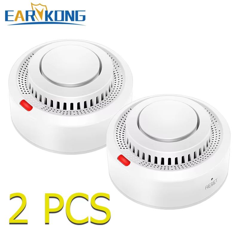 Tuya WiFi Smoke Detector Smart Fire Alarm with 85dB Siren & App Alerts – Wireless Smart Smoke Alarm for Home Security