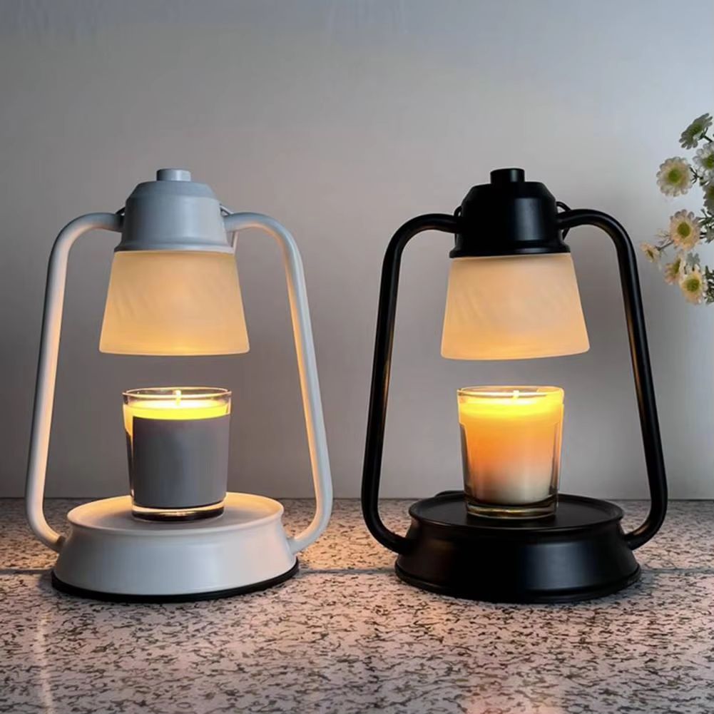Elegant Candle Warmer Lantern Lamp Dimmable Wax Melt Candle Warmer with Timer