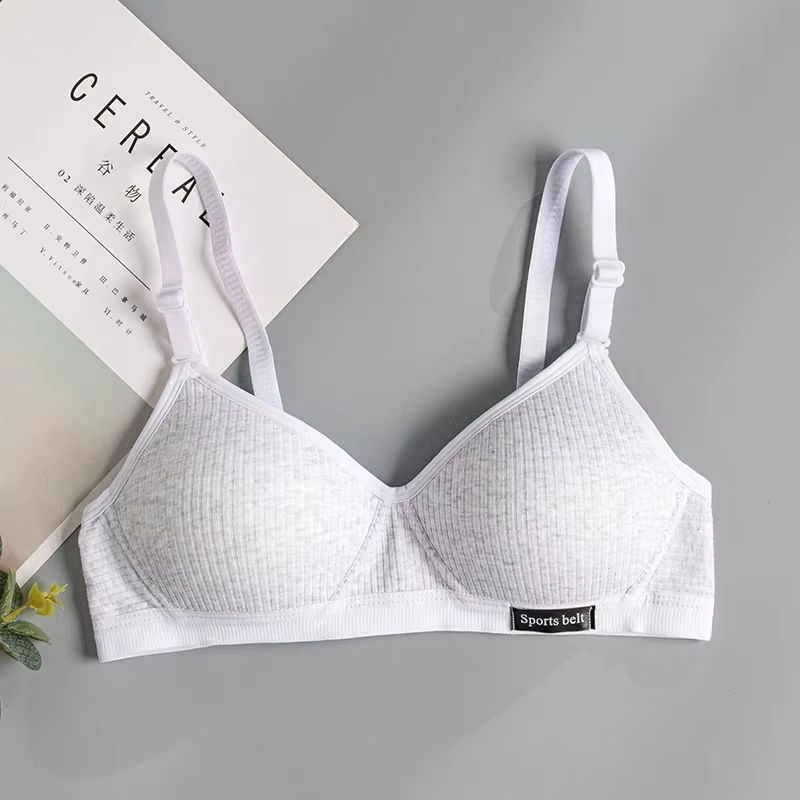 FallSweet Comfort V-Neck Wireless Bra for Women Seamless Teen Girls Bra Soft Support Seamless Comfort Bra