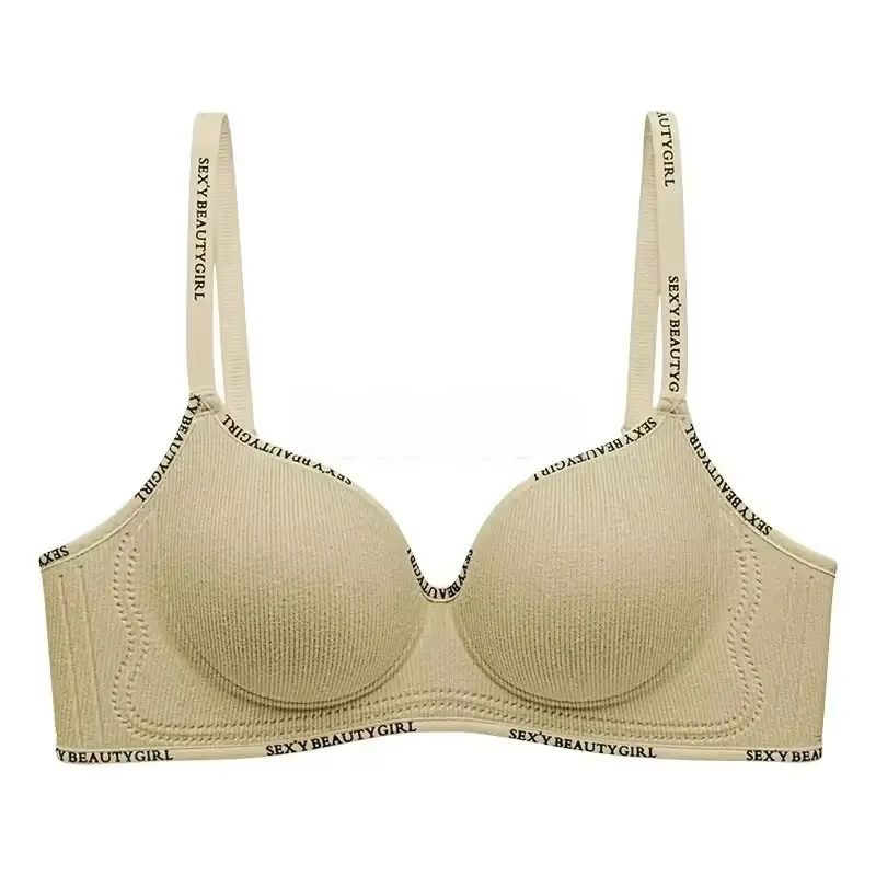 Seamless Wireless Push Up Bra with 3D Pads Invisible Comfort Bralette for Small Chest