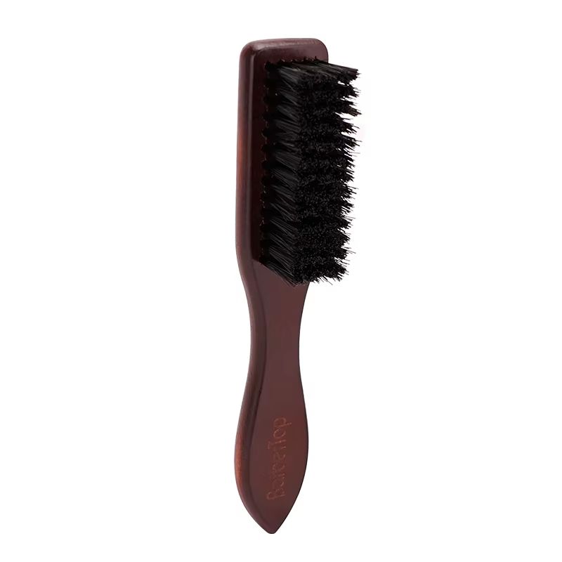 Barber Neck Hair Duster Brush Wooden Handle Soft Bristle Beard Brush for Hair Cutting & Grooming