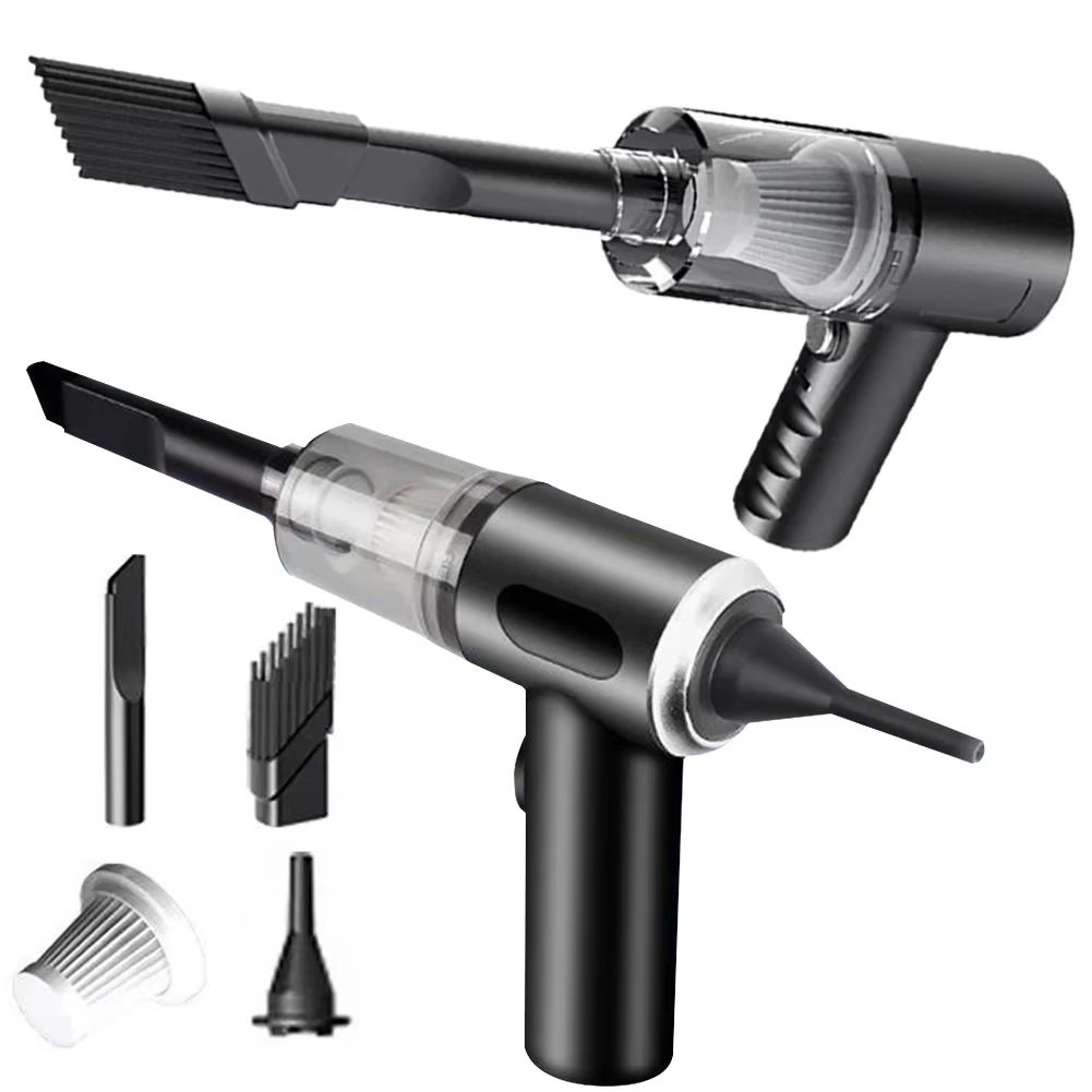 120W Portable Wireless Car Vacuum Cleaner High Power Dual Use Handheld Vacuum for Home and Car