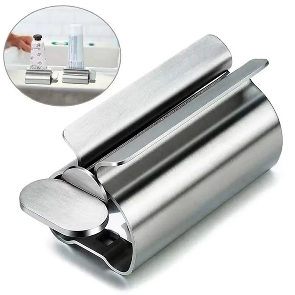 Stainless Steel Toothpaste Squeezer Roller for Easy Tube Dispensing