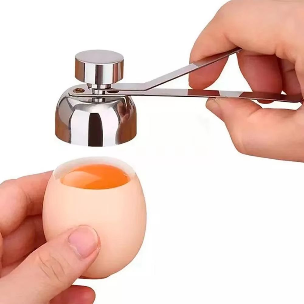 304 Stainless Steel Egg Shell Opener Precision Egg Topper Cutter with Separator Tool