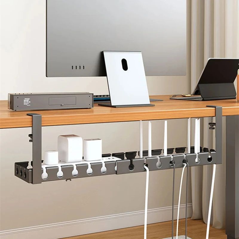 WireNest No Drill Under Desk Cable Management Tray with Retr | Inspire ...