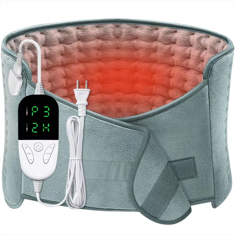 Electric Heating Waist Pad for Back Pain Relief 6 Heat Settings Auto Shut Off Wrap