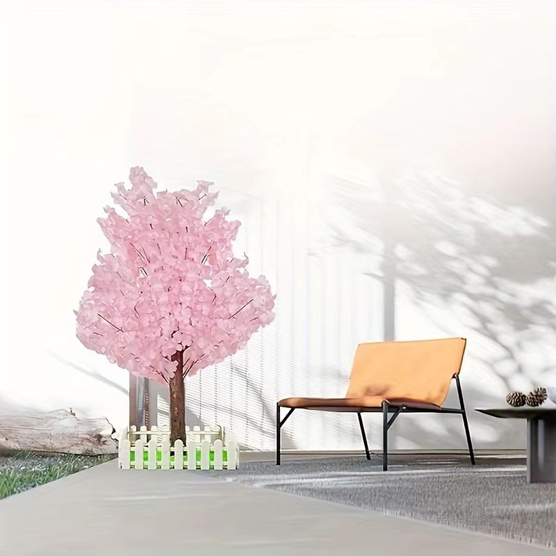 Handmade Artificial Cherry Blossom Tree Pink Sakura Decor for Indoor Outdoor Styling