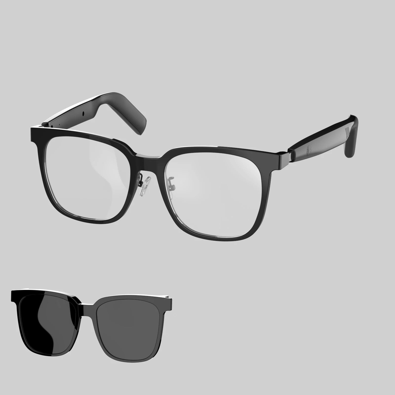 SG18 Pro Magnetic Smart Audio Glasses with Bluetooth and Interchangeable Lenses