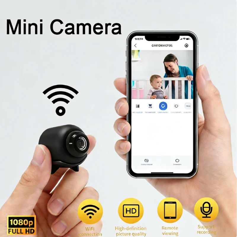 1080P Mini WiFi Security Camera Smart Surveillance Cam with Night Vision
