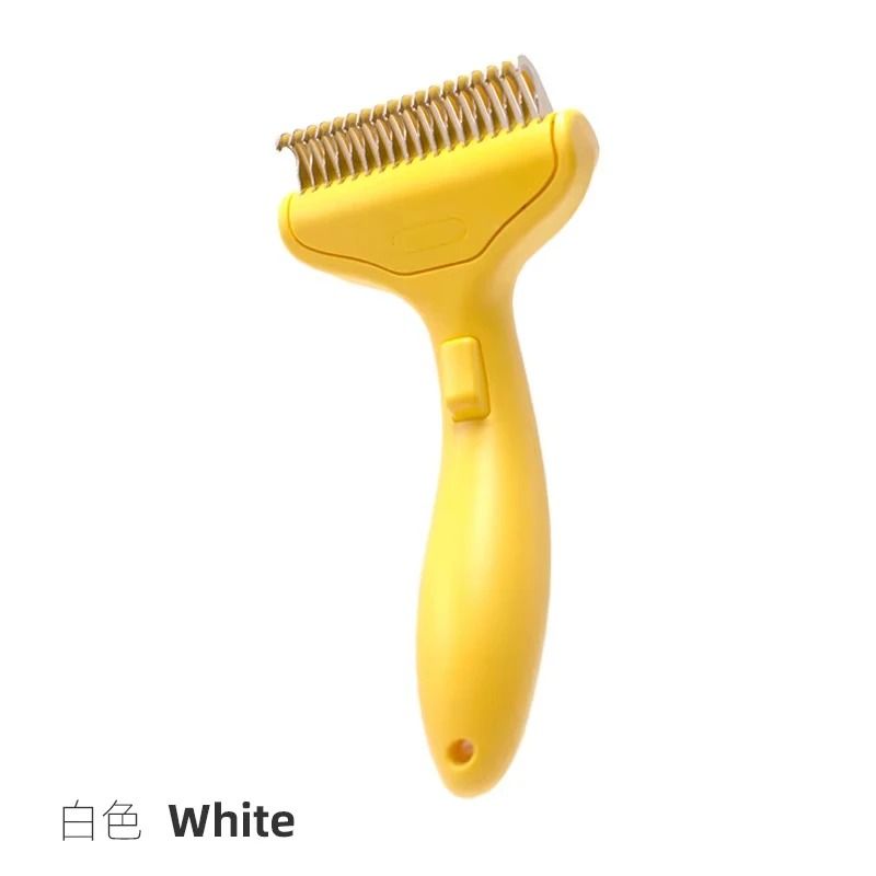 Stainless Steel Dog Dematting Comb Pet Grooming Hair Remover Brush