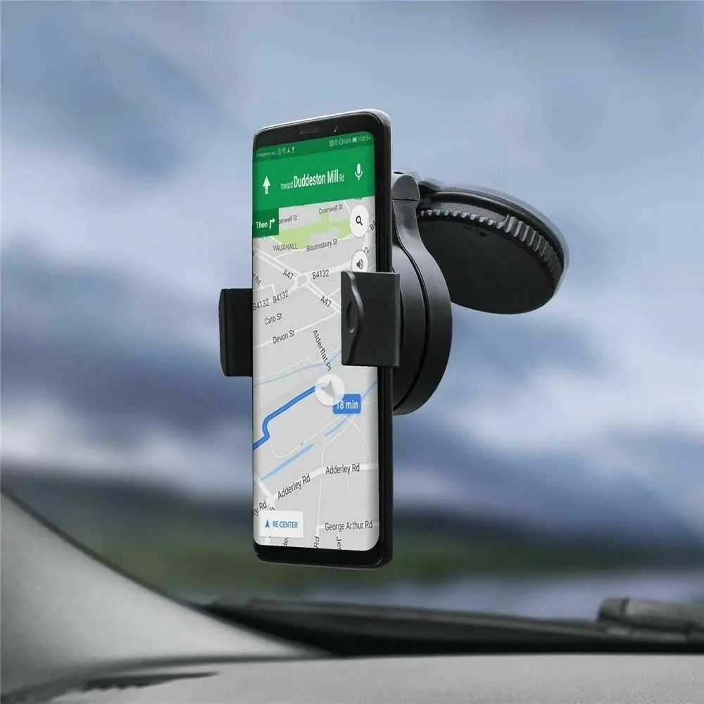 Silicone Suction Cup Car Phone Holder for Dashboard & Windshield