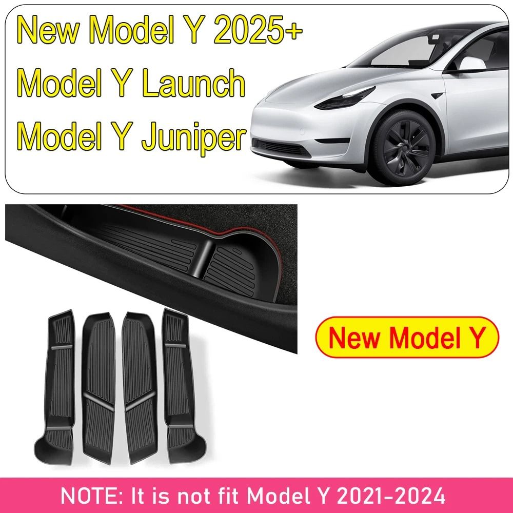 Tesla Model Y Juniper Door Handle Storage Organizer Box for 2025–2026 Models