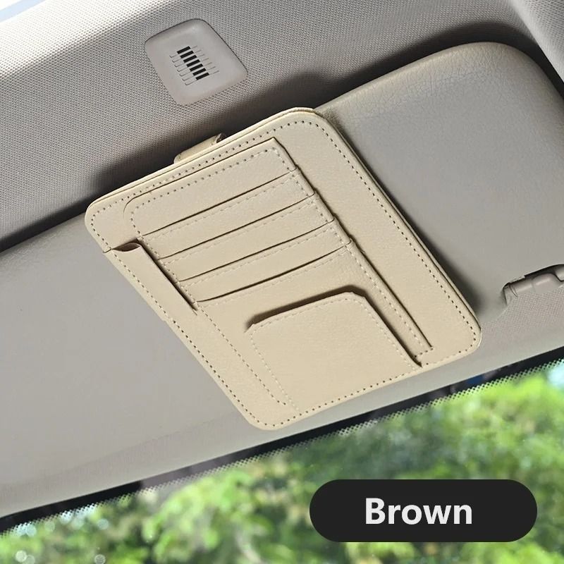 Multifunction Car Sun Visor Storage Clip Organizer