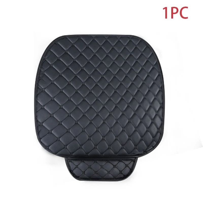 Universal PU Leather Car Seat Cover Cushion with Storage Pocket