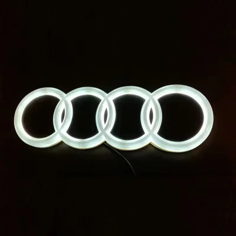 Audi Front Grill LED Emblem Light for A3 A4 A5 A6 A7 A8 Q3 Q5 Q7 2026 Illuminated Logo Badge
