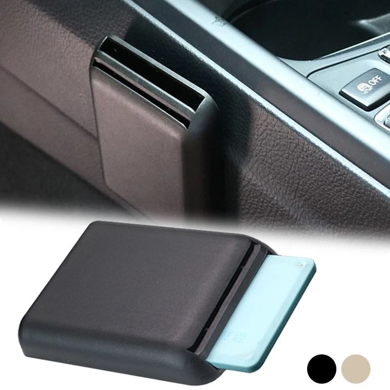 Multifunction Car Seat Crevice Organizer Storage Box with Card & Ticket Holder
