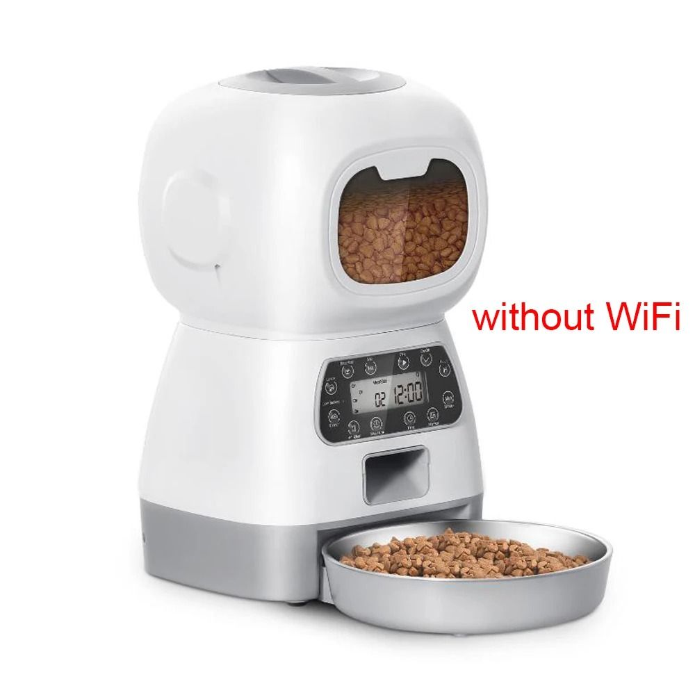 3.5L Smart WiFi Automatic Pet Feeder with Voice Recorder & Slow Feeding