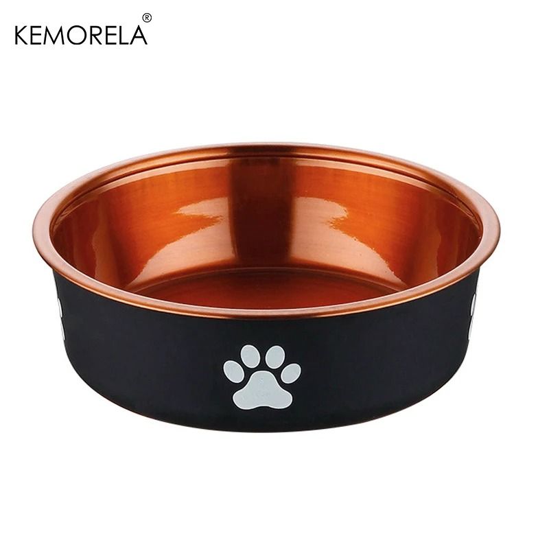 Non-Slip Stainless Steel Dog Feeding Bowl Set for Small, Medium & Large Dogs